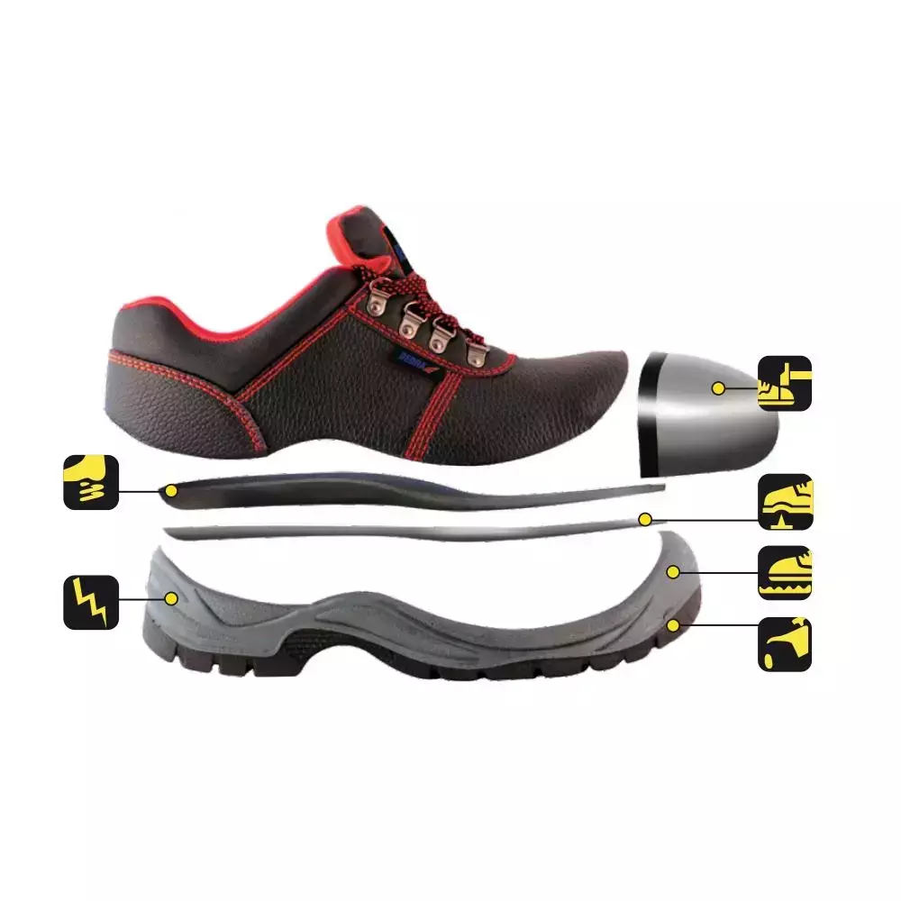Pantofi de protectie P1A, din piele, cat.S1P SRC - imagine 2