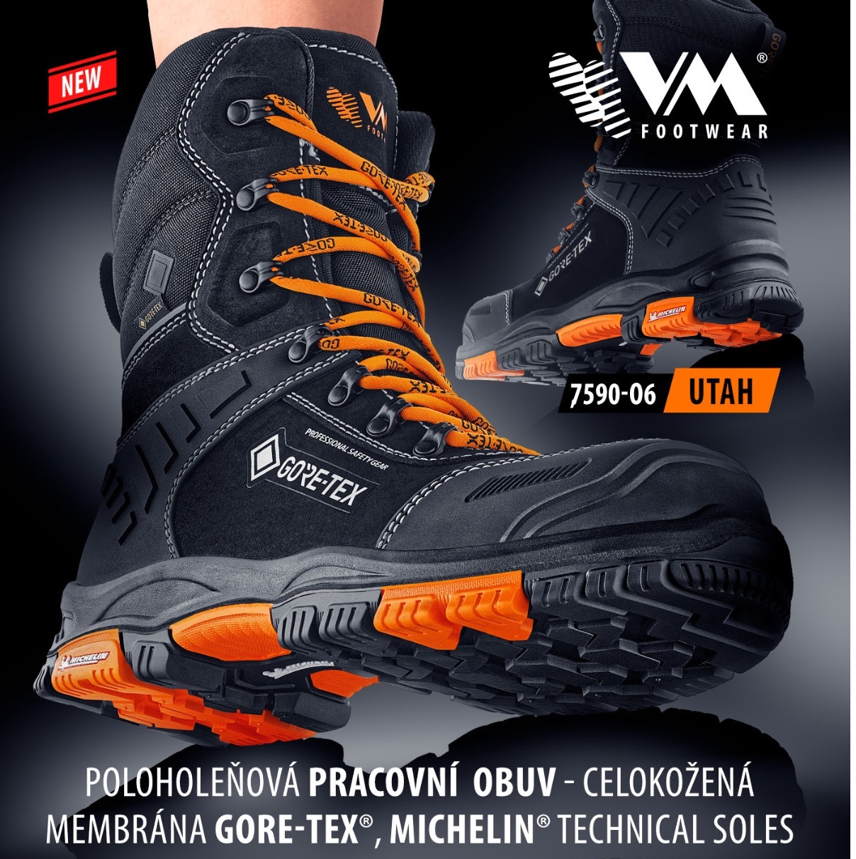 BOCANCI INALTI DE PROTECTIE UTAH S7L FO HRO SR